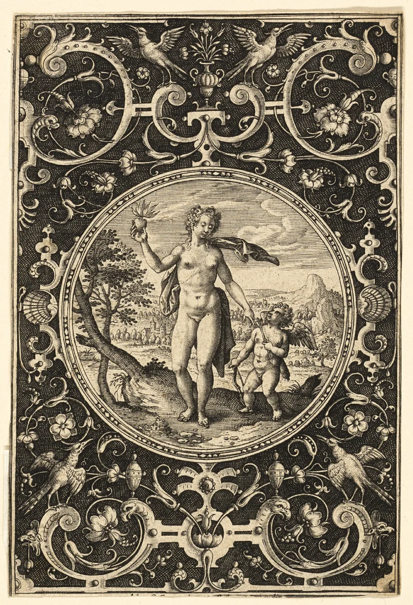 Venus by Adriaen Collaert, print, 1575-1618