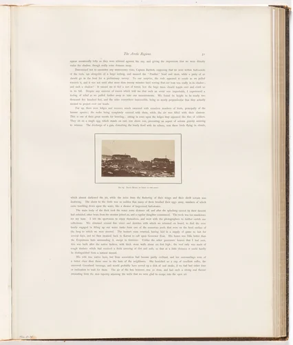 "Esac's house on Iglor at the right" by George P. Critcherson, John L. Dunmore, William Bradford, photograph, 1869