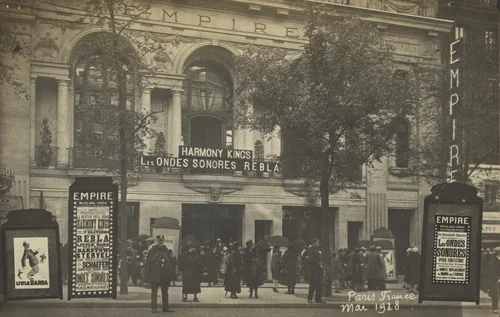 Empire. Harmony Kings, 41, avenue de Wagram, Paris by Unidentified Photographer, photograph, 1928