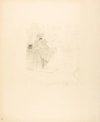 Mademoiselle Leconte by Henri de Toulouse-Lautrec, print, 1898