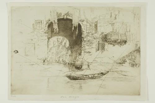 San Biagio by James McNeill Whistler, print, 1880