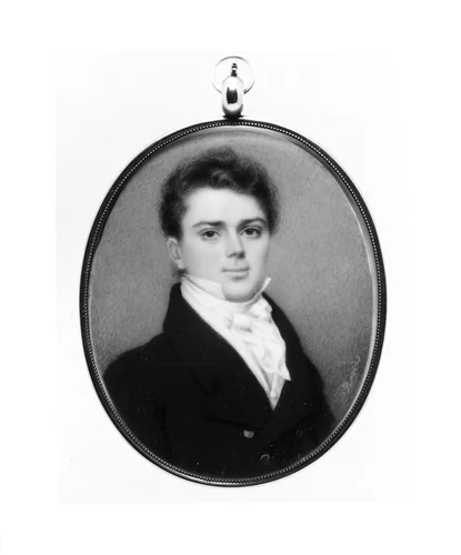 Portrait of a Gentleman by Nathaniel Rogers, artwork, 1820