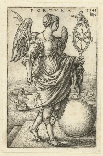 Fortuna by Unknown, print, 1541