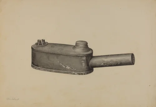 Bunker Lamp by Helen Hobart, index of american design, 1940