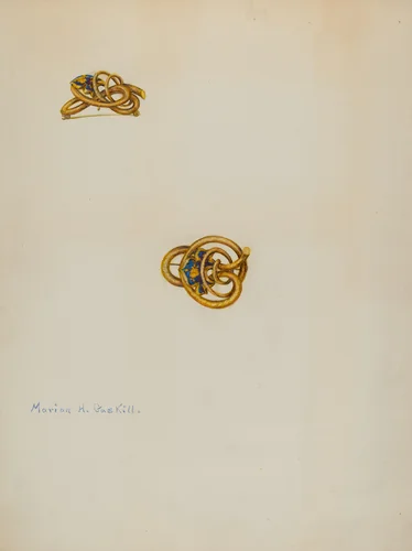 Brooch by Marion Gaskill, index of american design, 1939