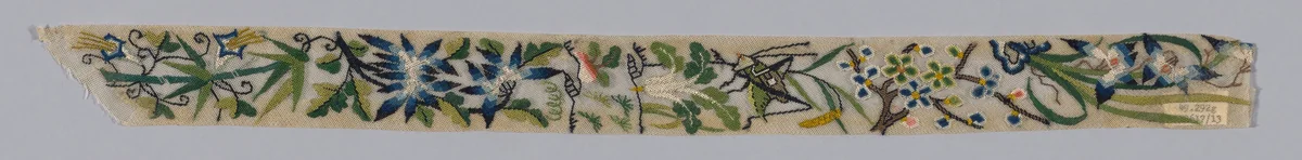 Trimming by Han-Chinese, textile, 1850-1900