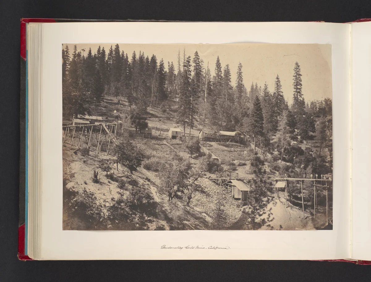 Dardanelles Gold Mine California by John Thomson, photograph, 1865