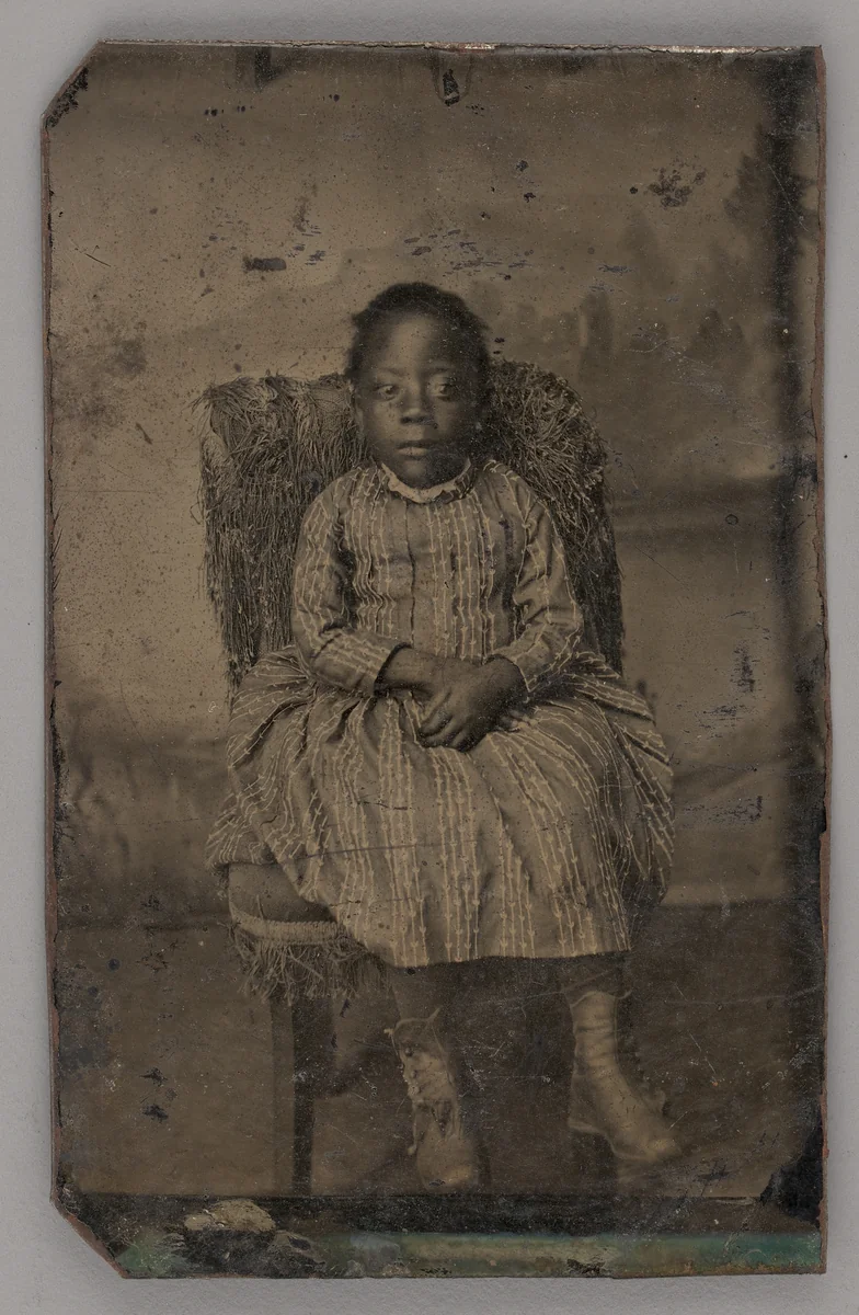 Untitled (Portrait of a Seated Girl) by Unknown maker, other, 1880