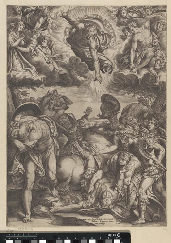 Bekering van de heilige Paulus by Unknown, print, 1575