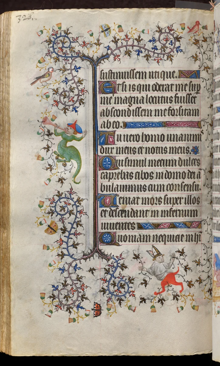 Hours of Charles the Noble, King of Navarre (1361-1425): fol. 163v, Text by Master of the Brussels Initials and Associates, book, 1400-1410