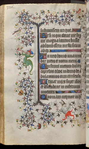 Hours of Charles the Noble, King of Navarre (1361-1425): fol. 163v, Text by Master of the Brussels Initials and Associates, book, 1400-1410