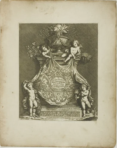Plate One, from A New Book of Ornaments by Simon Gribelin, print, 1704