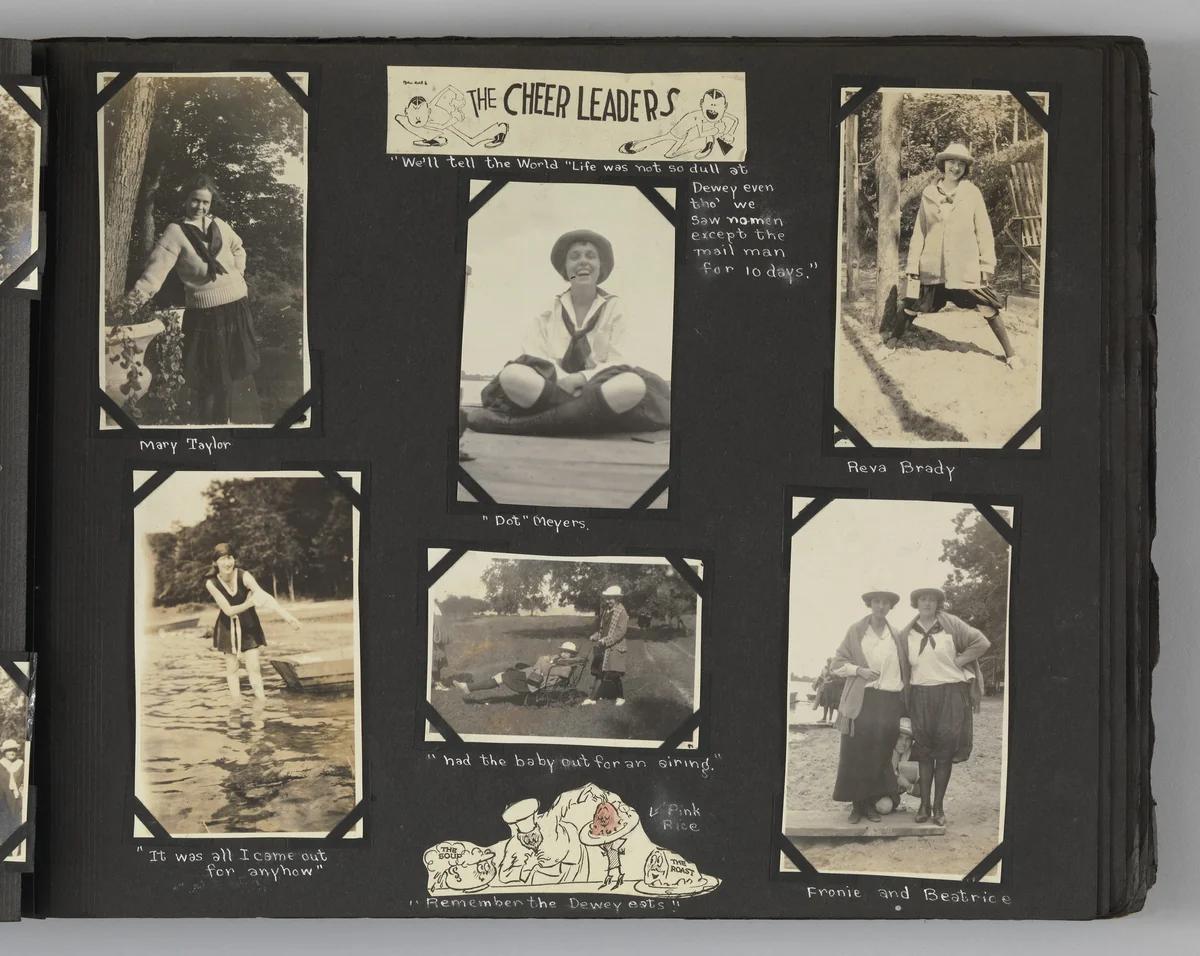 The Story of my Life and Friends as Told by Snapshots from Fourteen On by Blanche Parker, photograph, 1916