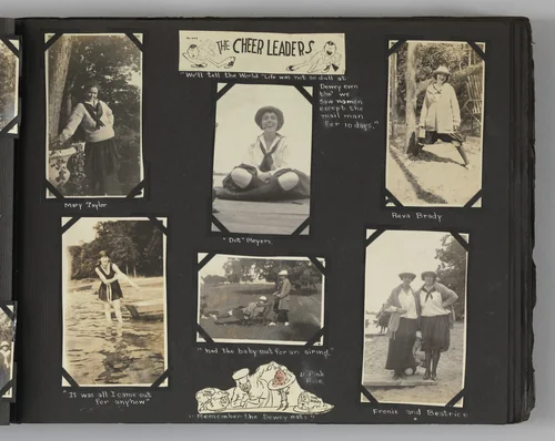 The Story of my Life and Friends as Told by Snapshots from Fourteen On by Blanche Parker, photograph, 1916