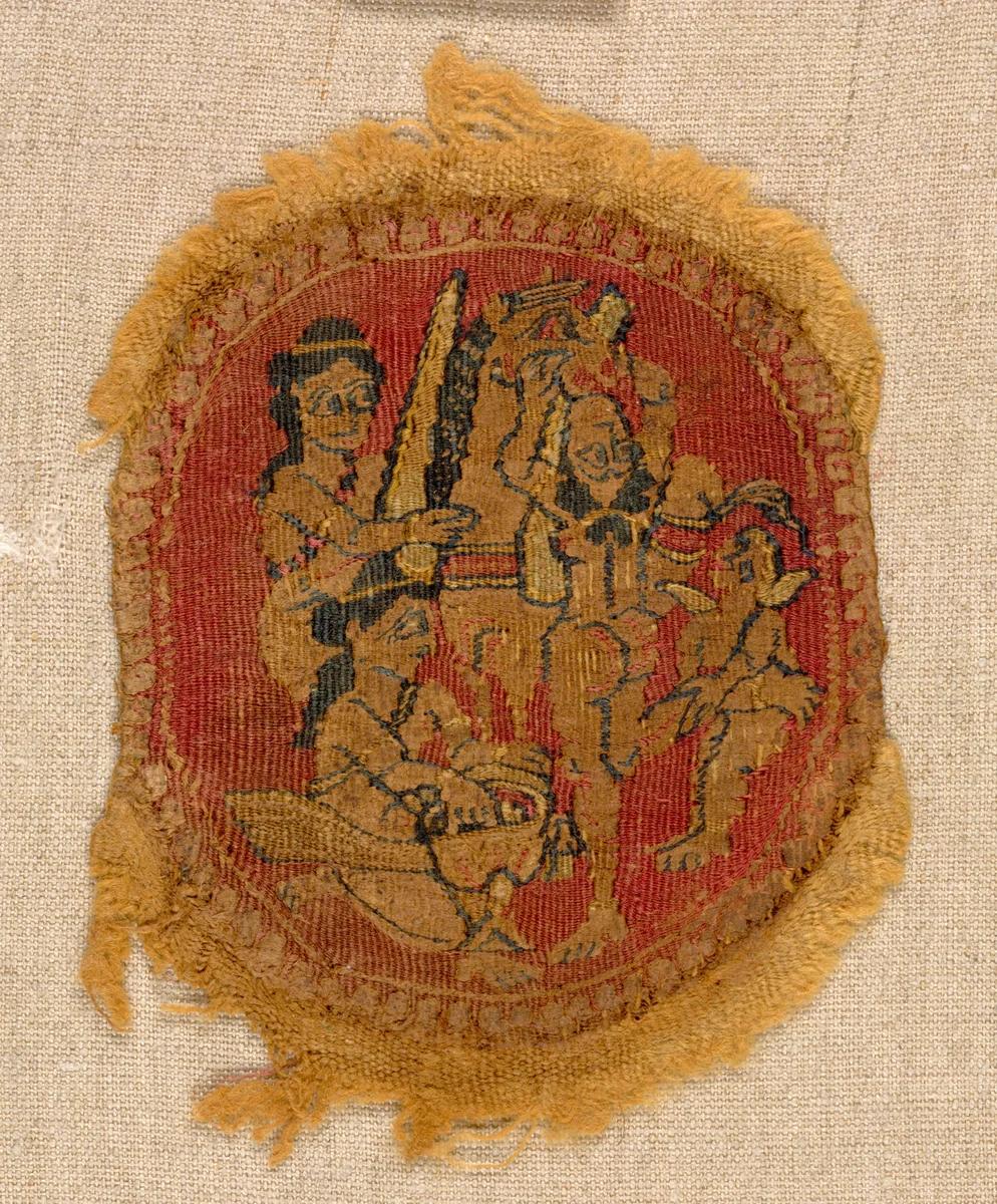 Five Round Segmenta by Unknown, textile, 650-750