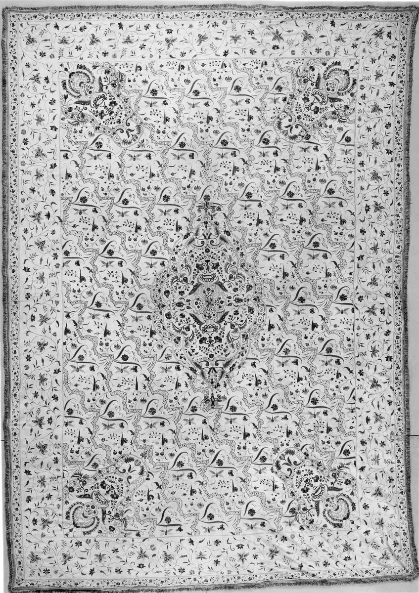 Bedspread by India, textile, 1701-1800