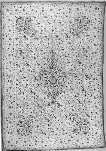 Bedspread by India, textile, 1701-1800