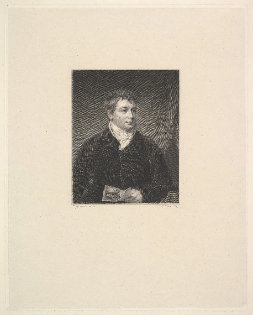 Portrait of Robert Graves, Printseller by Robert Graves, print, 1827