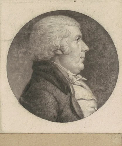 James Riddle by Charles B. J. Févret de Saint-Mémin, print, 1798-1802