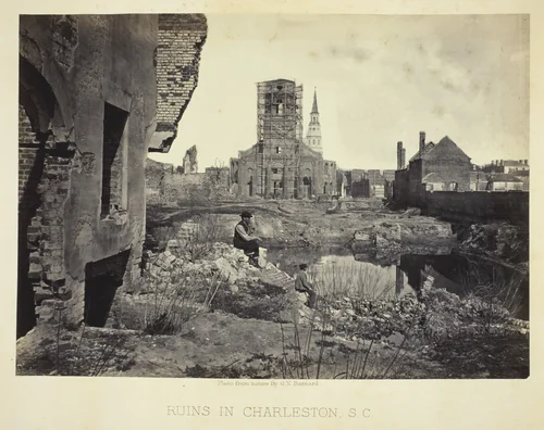 Ruins in Charleston, S.C. by George Barnard, photograph, 1865-1866