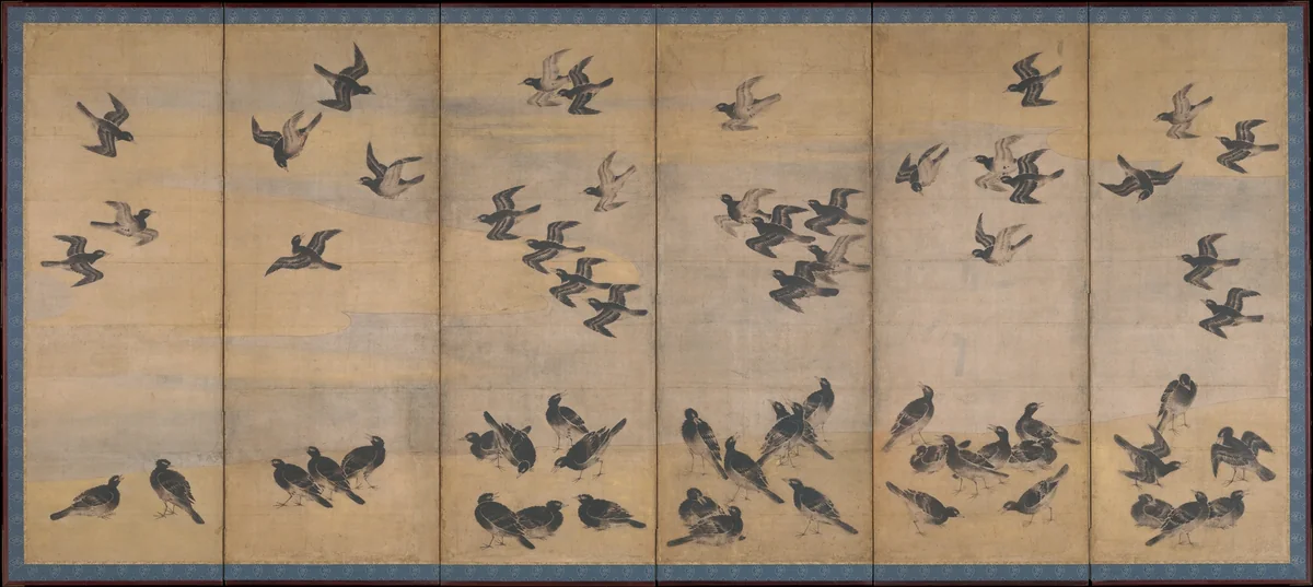 Mynah Birds by Unidentified Artist, painting, 1601-1633