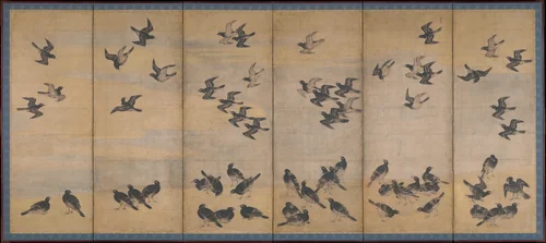 Mynah Birds by Unidentified Artist, painting, 1601-1633