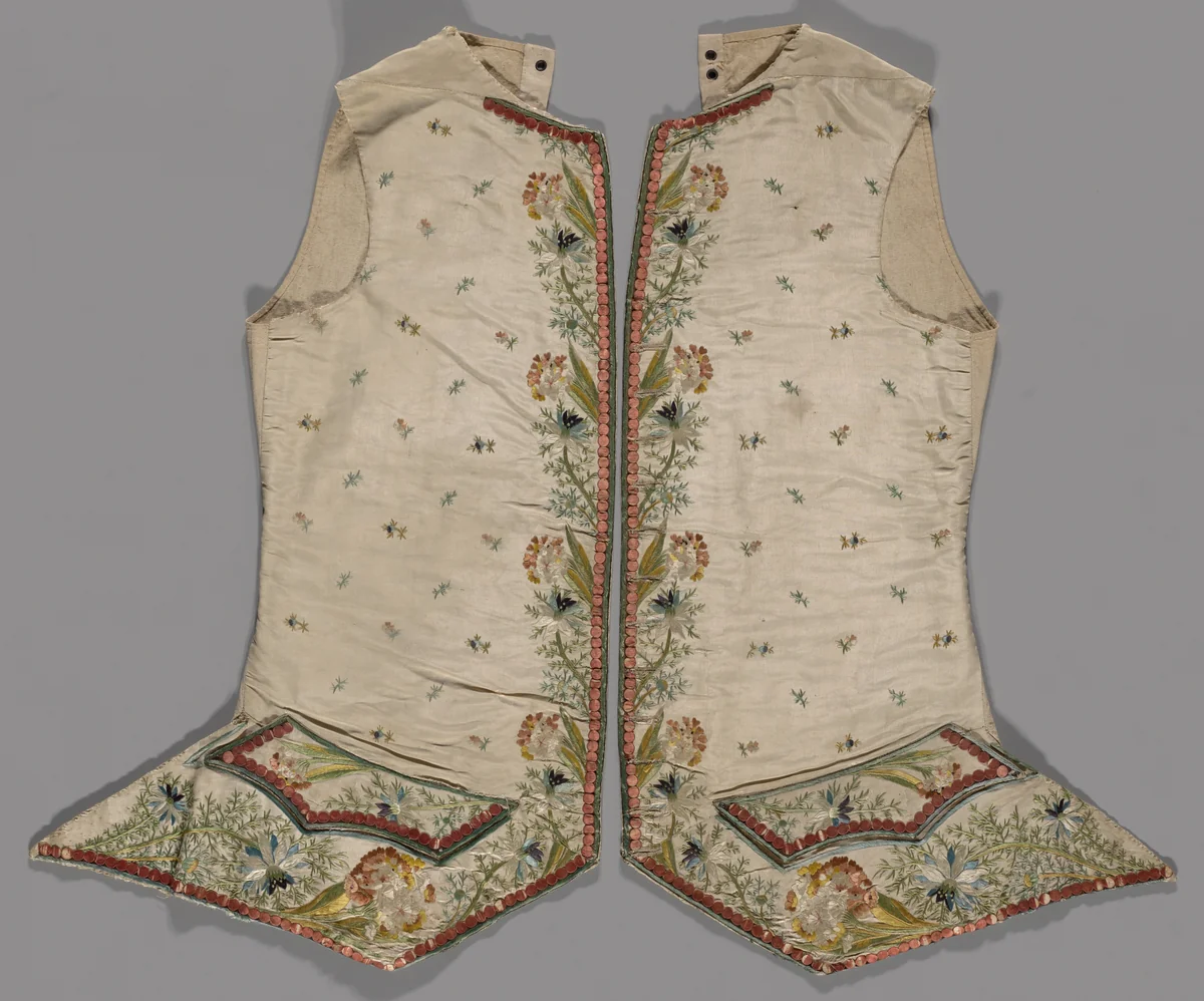 Waistcoat by France, textile, 1750-1800