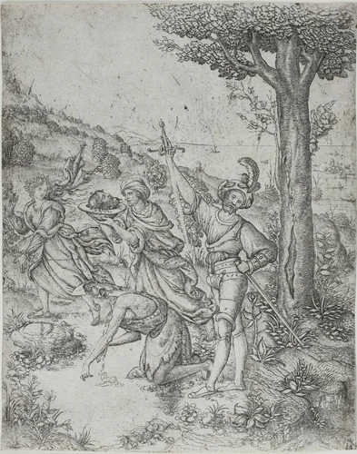 Beheading of St. John the Baptist by Master of the Beheading of St. John the Baptist, print, 1510-1520