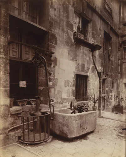 15 Quai Bourbon by Eugène Atget, photograph, 1900