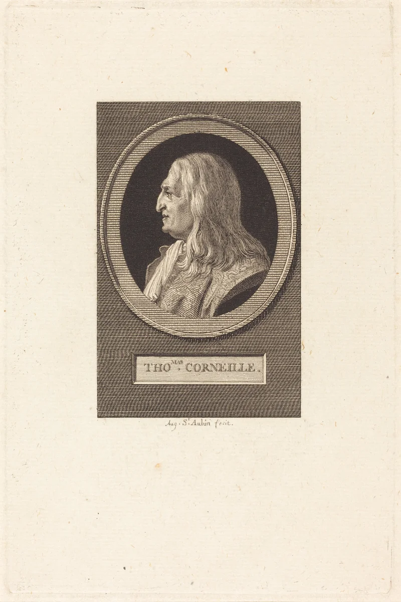 Thomas Corneille by Augustin de Saint-Aubin, print, 1805