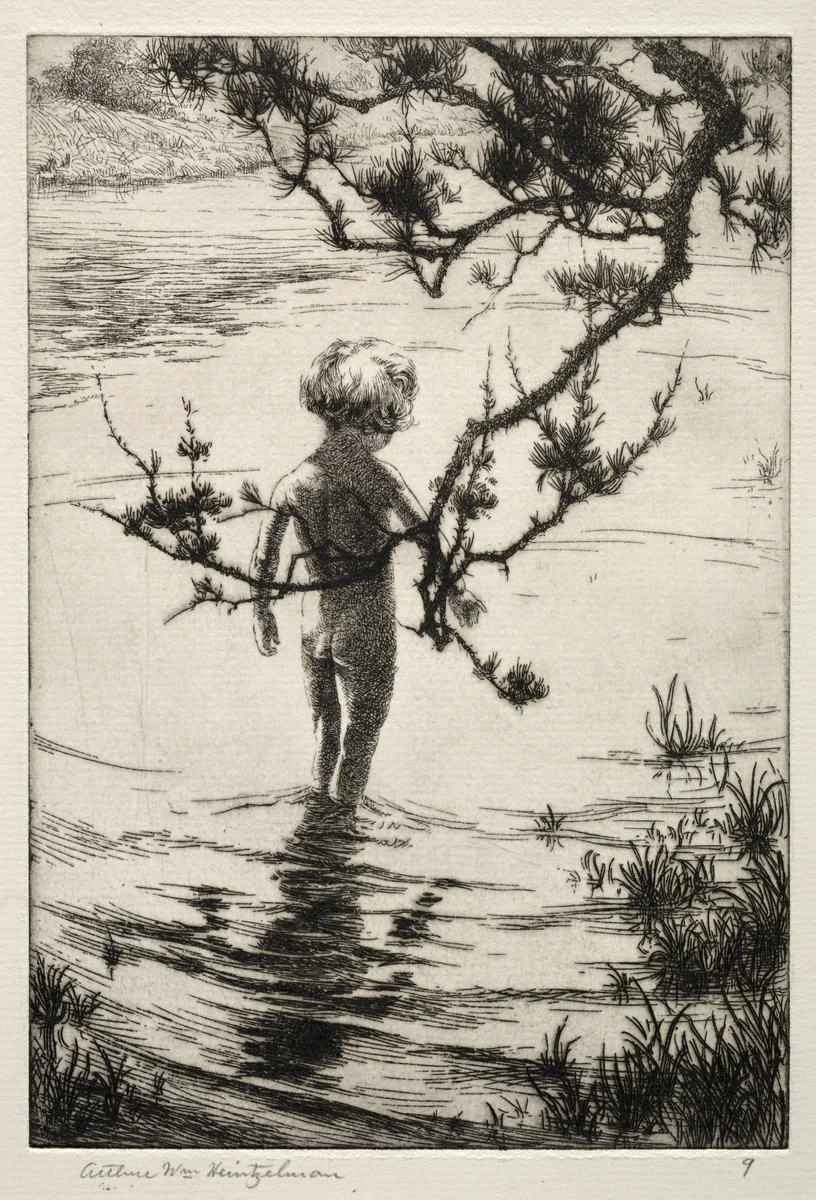 Sultry Afternoon by Arthur William Heintzelman, print, 1919