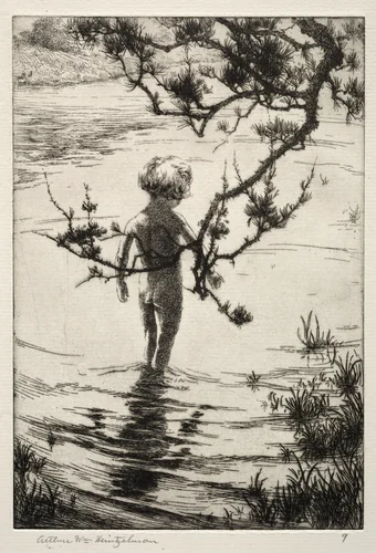 Sultry Afternoon by Arthur William Heintzelman, print, 1919