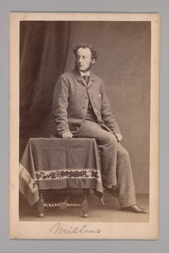 [John Everett Millais] by John and Charles Watkins, photograph, 1860-1869