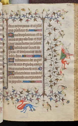 Hours of Charles the Noble, King of Navarre (1361-1425): fol. 250r, Text by Master of the Brussels Initials and Associates, book, 1400-1410
