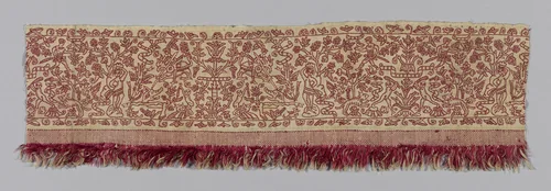 Border by Italy, textile, 1601-1700