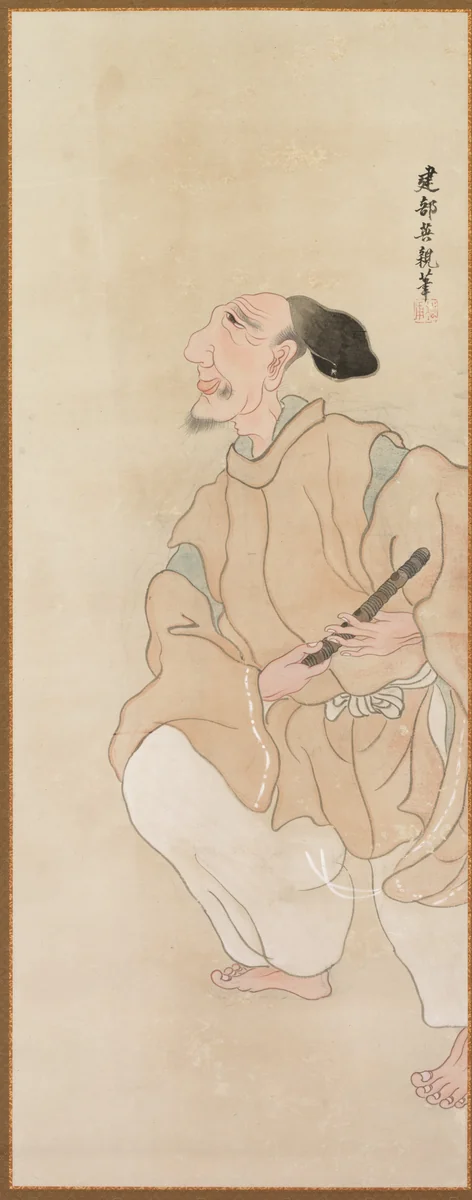 Genre Figures by Takebe Sōchō, painting, 1811-1821