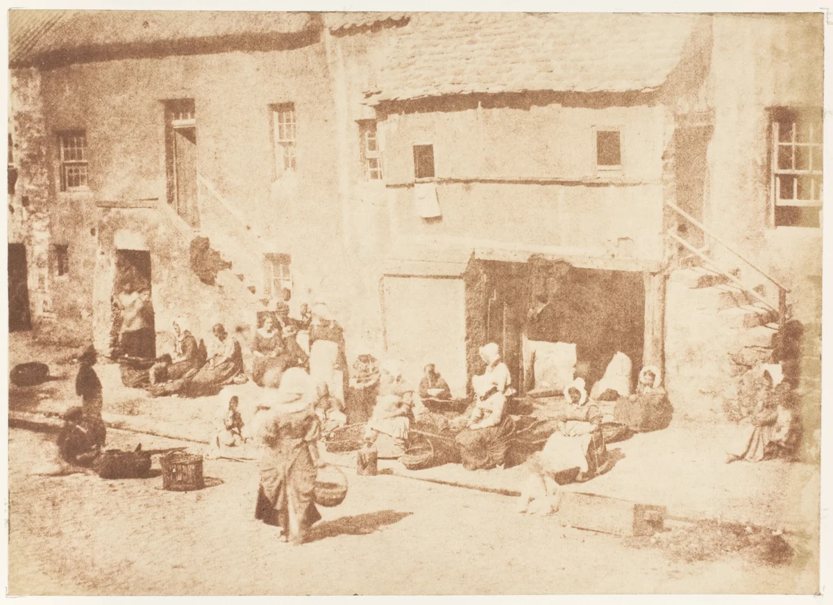 St. Andrews. North Street, Fishergate by Hill and Adamson, photograph, 1843-1847