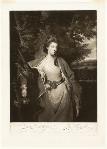 Margaret, Countess of Carlisle by James Watson, print, 1773