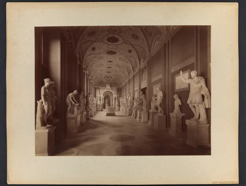 Sala delle Statue by James Anderson, photograph, 1850-1869