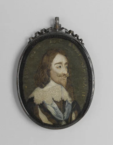 Charles I by Wenceslaus Hollar, textile, 1650-1670