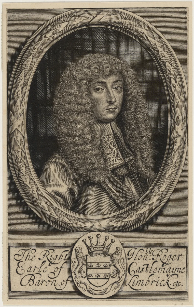 Roger Palmer, Earl of Castlemain by William Faithorne, print, 1671