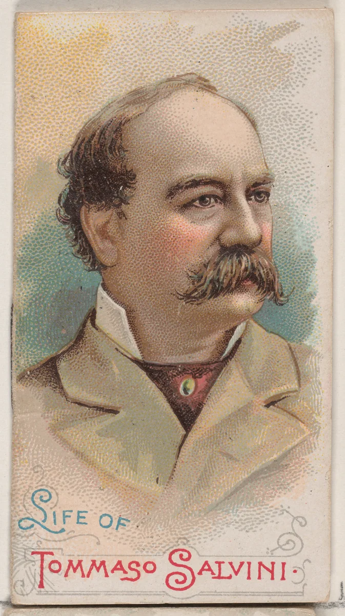 Life of Tommaso Salvini, from the Histories of Poor Boys and Famous People series of booklets (N79) for Duke brand cigarettes by W. Duke, Sons & Co., print, 1888