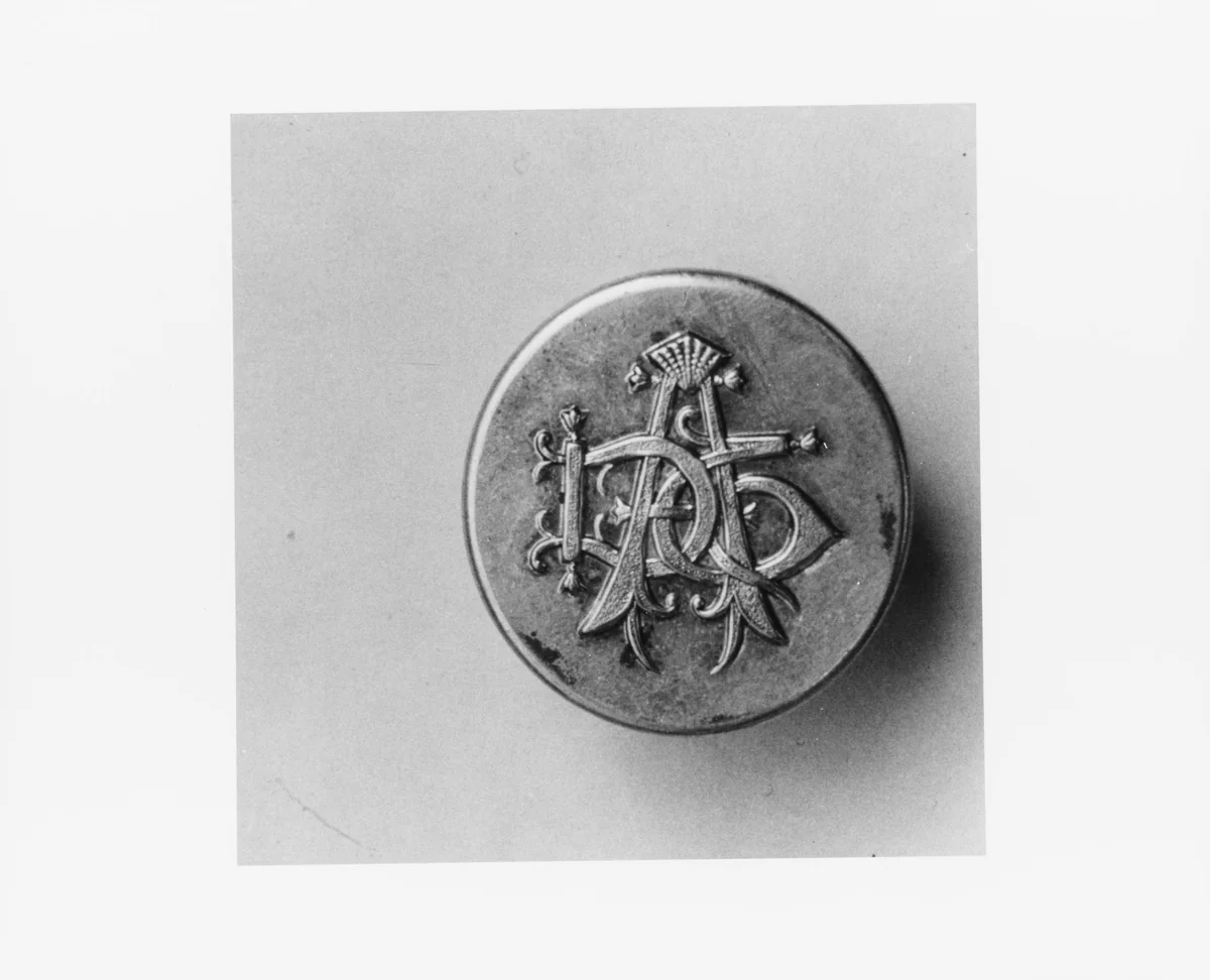 Button by Waterbury Button Company, artwork, 1830-1870