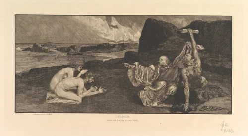 Intermezzo (from the series A Love) by Max Klinger, print, 1887-1903