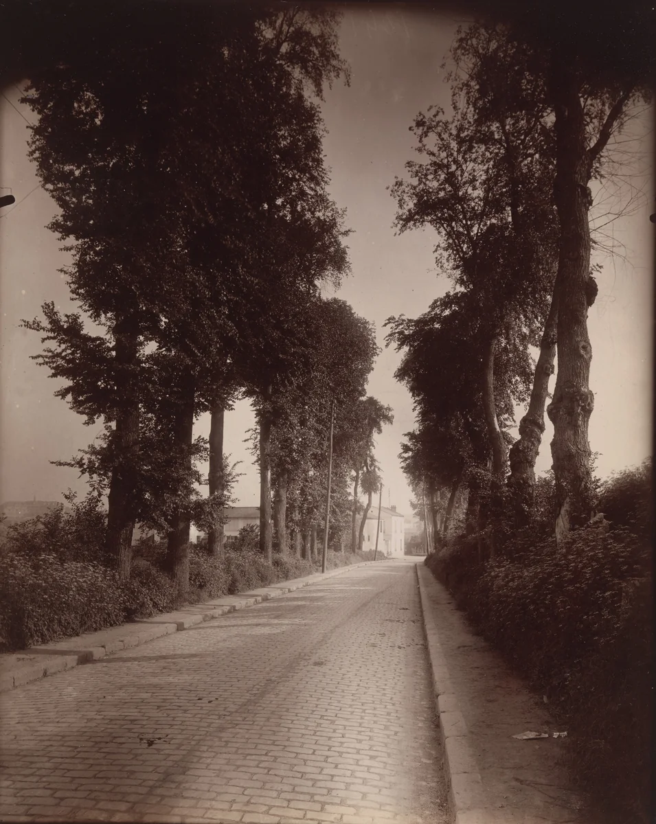 Entrée du Village de Cachan by Eugène Atget, photograph, 1925