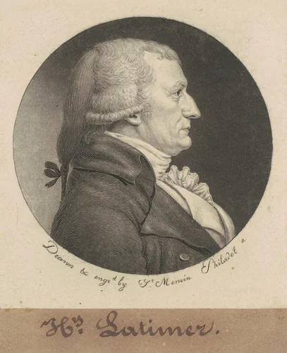 Henry Latimer by Charles B. J. Févret de Saint-Mémin, print, 1798