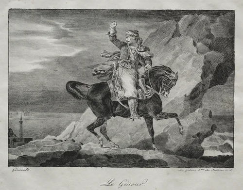 The Giaour by Théodore Géricault, print, 1820