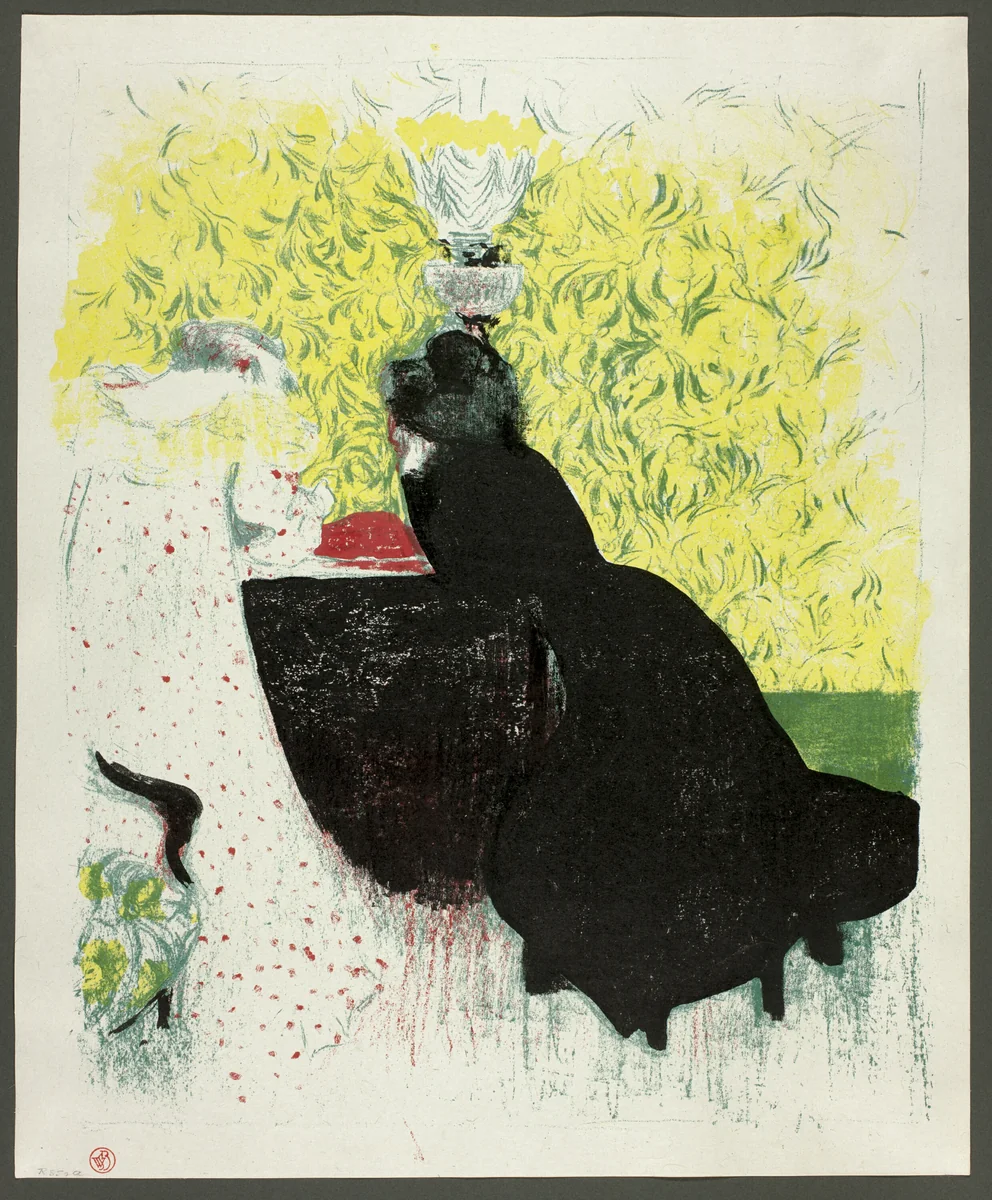 The Two Sisters-in-Law, plate twelve from Landscapes and Interiors by Edouard Vuillard, print, 1899