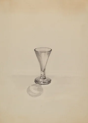 Cordial Glass by John Tarantino, index of american design, 1936