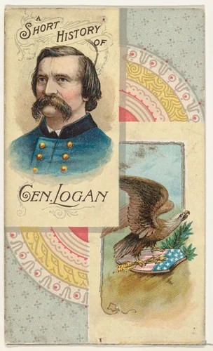 A Short History: General John Logan, from the Histories of Generals series (N114) issued by W. Duke, Sons & Co. to promote Honest Long Cut Smoking and Chewing Tobacco by W. Duke, Sons & Co., print, 1888